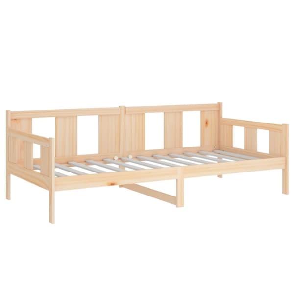 vidaXL Dagbädd massiv furu 90x190 cm