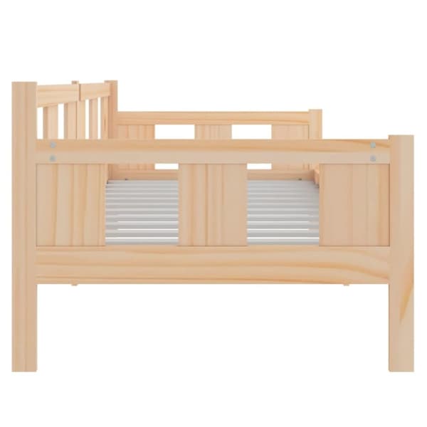 vidaXL Dagbädd massiv furu 90x190 cm