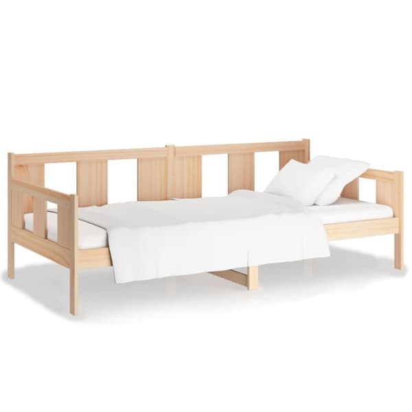 vidaXL Dagbädd massiv furu 90x190 cm