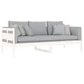 Miniatyrbilde 7 av 11: vidaXL Dagseng hvit heltre furu 80x200 cm