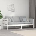 Miniatyrbilde 8 av 11: vidaXL Dagseng hvit heltre furu 80x200 cm