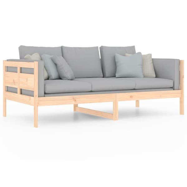 vidaXL Dagseng heltre furu 90x190 cm