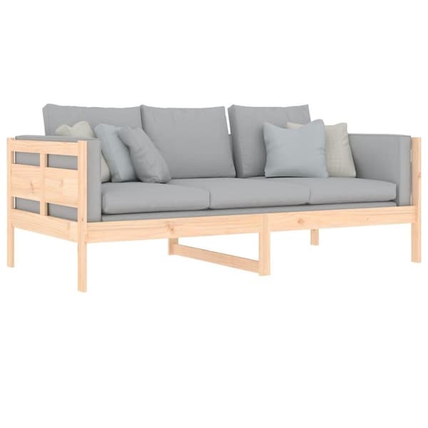 vidaXL Dagseng heltre furu 90x190 cm