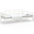 Miniatyrbilde 2 av 10: vidaXL Dagseng hvit heltre furu 80x200 cm
