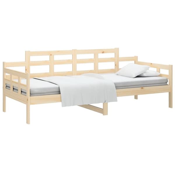 vidaXL Dagbädd massiv furu 90x190 cm