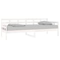 Miniatyrbilde 3 av 11: vidaXL Dagseng hvit heltre furu 80x200 cm