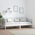 Miniatyrbilde 4 av 11: vidaXL Dagseng hvit heltre furu 80x200 cm
