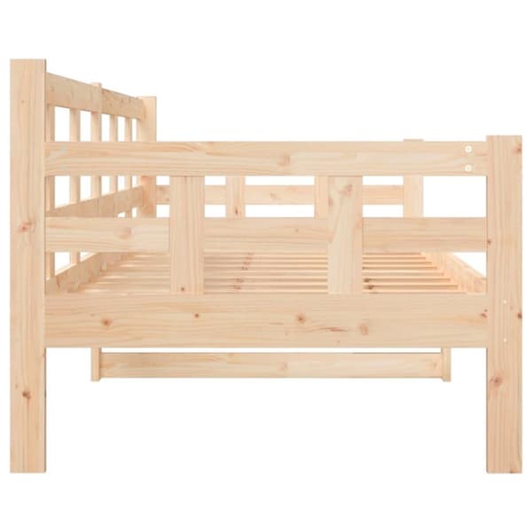 vidaXL Dagbädd 80x200 cm massiv furu