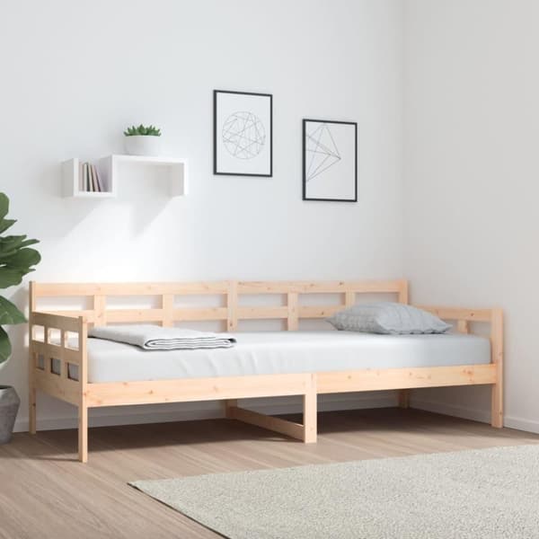 vidaXL Dagbädd 80x200 cm massiv furu