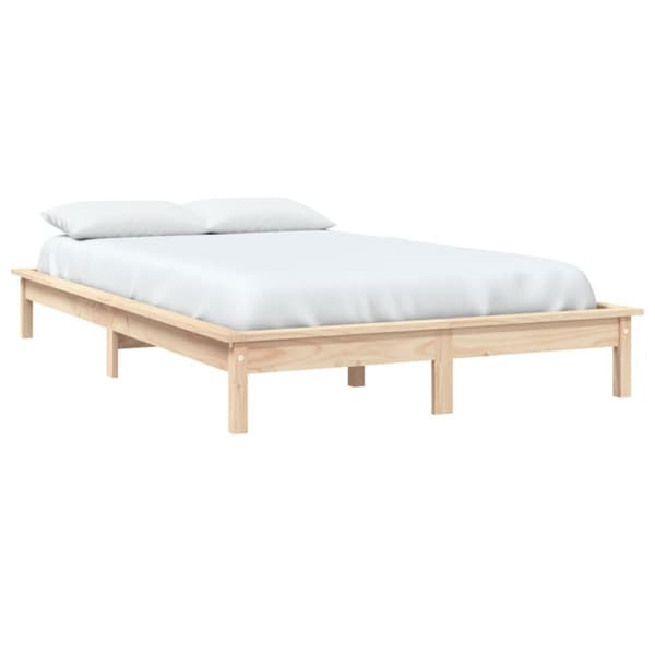 vidaXL Sengeramme heltre furu 120x200 cm