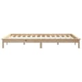 Miniatyrbilde 7 av 10: vidaXL Sengeramme heltre furu 120x200 cm