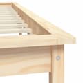 Miniatyrbilde 8 av 10: vidaXL Sengeramme heltre furu 120x200 cm