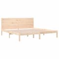 Miniatyrbilde 4 av 6: vidaXL Sengeramme med madrass 200x200 cm heltre furu