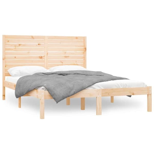 vidaXL Sengeramme heltre 120x200 cm