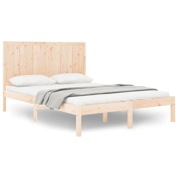 vidaXL Sengeramme uten madrass 120x200 cm heltre furu
