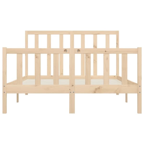 vidaXL Sengeramme heltre 140x200 cm