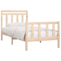 Miniatyrbilde 3 av 8: vidaXL Sengeramme heltre furu 100x200 cm