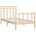 Miniatyrbilde 4 av 8: vidaXL Sengeramme heltre furu 100x200 cm