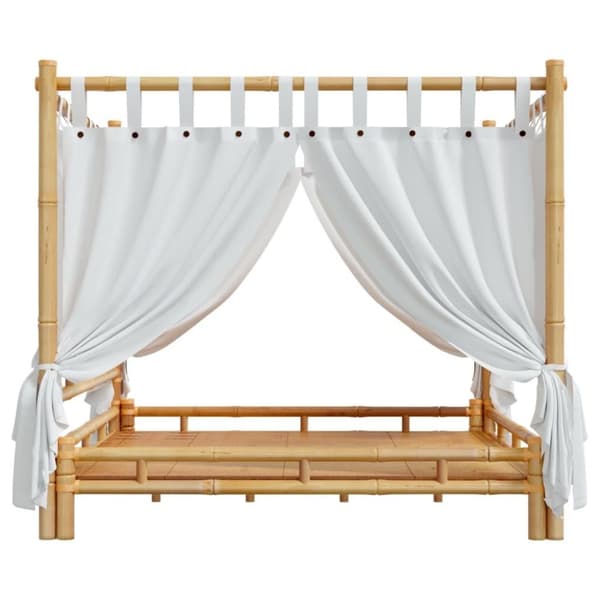 vidaXL Himmelsäng 200x200 cm bambu