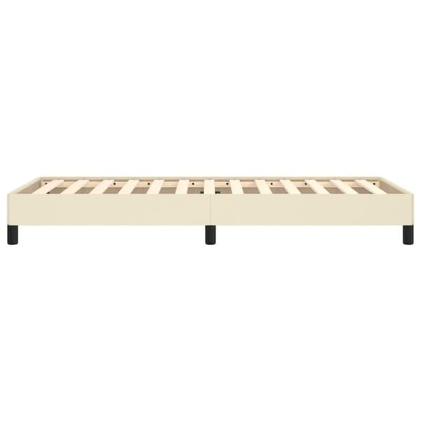 vidaXL sengeramme 90x190 cm kunstlæder brun