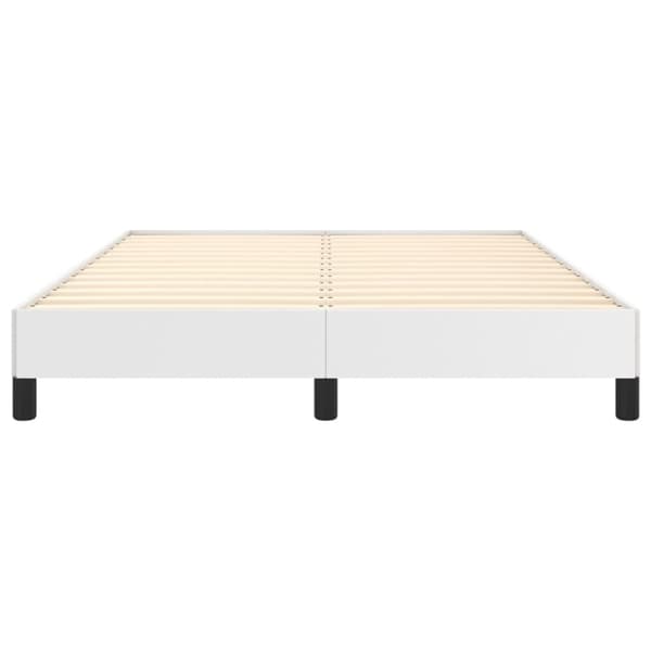 vidaXL sengeramme 140x200 cm kunstlæder hvid