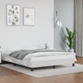 Miniatyrbillede 2 af 9: vidaXL sengeramme 140x200 cm kunstlæder hvid