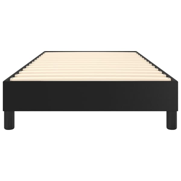 vidaXL sengeramme 80x200 cm kunstlæder sort