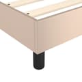 Miniatyrbillede 7 af 9: vidaXL sengeramme 90x200 cm kunstlæder cappuccinofarvet