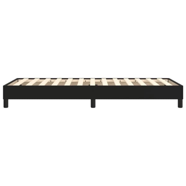 vidaXL sengeramme 90x200 cm kunstlæder sort