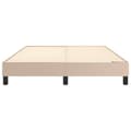 Miniatyrbillede 5 af 9: vidaXL sengeramme 140x200 cm kunstlæder cappuccinofarvet