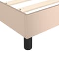 Miniatyrbillede 7 af 9: vidaXL sengeramme 140x200 cm kunstlæder cappuccinofarvet