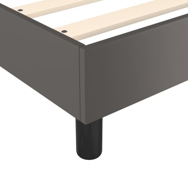 vidaXL sengeramme 180x200 cm kunstlæder grå
