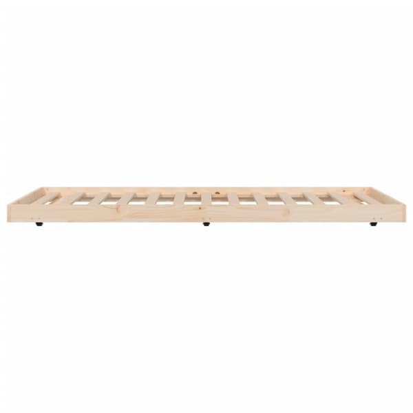 vidaXL sengeramme uden madras 80x200 cm massivt fyrretræ