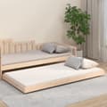Miniatyrbilde 2 av 9: vidaXL Sengeramme uten madrass 90x200 cm heltre furu