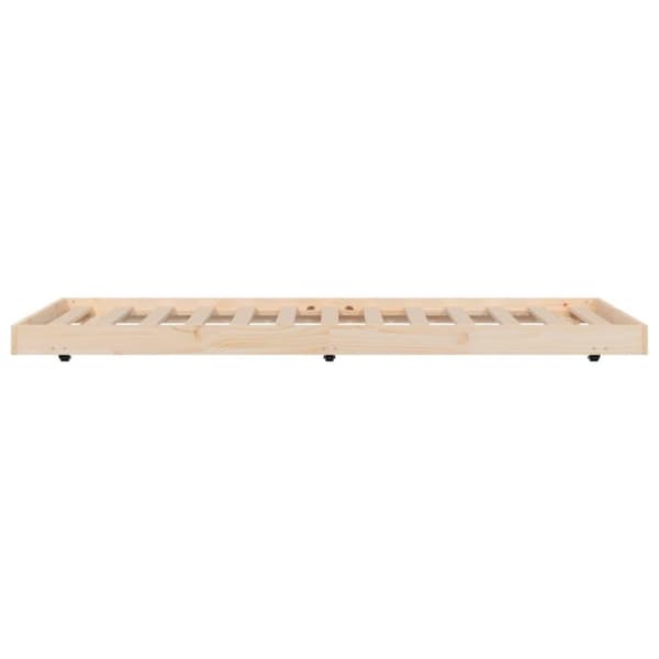 vidaXL Sengeramme uten madrass 90x190 cm heltre furu