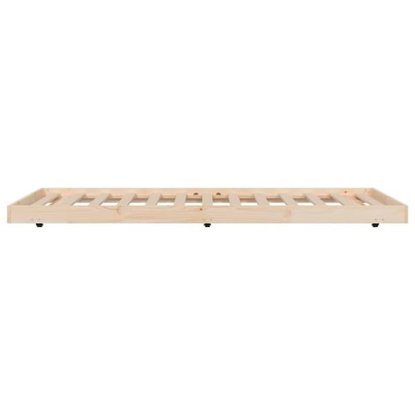 vidaXL sengeramme uden madras 90x200 cm massivt fyrretræ