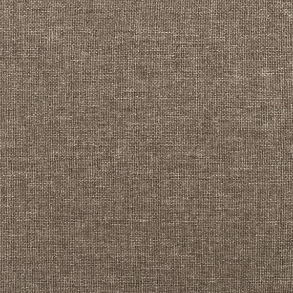 vidaXL kontinentalseng med madras 120x200 cm stof gråbrun