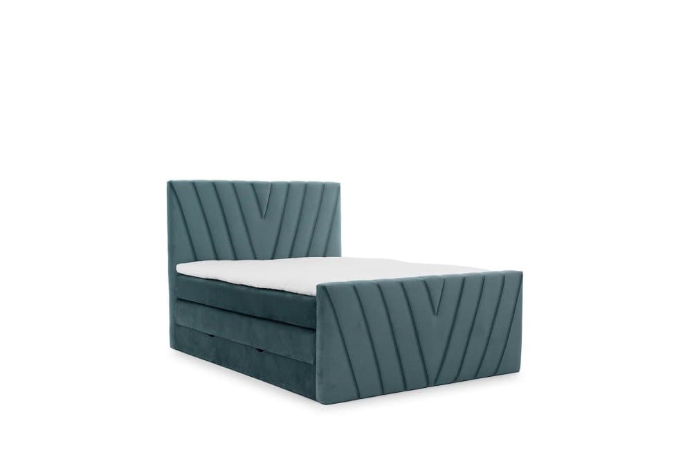 Zacheri Sängpaket med Förvaringssäng 160x200 Blå