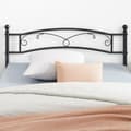 Miniatyrbillede 4 af 8: Double Bed - Bed Frame - Metal Bedste - Sort