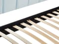 Pikkukuva 10 / 11: Sohvasänky vaaleansininen 90 x 200 cm samettiverhoilu ulosvedettävä lisävuode sälepohja moderni
