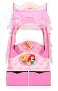 Miniatyrbild 6 av 7: Disney Prinsessvagn Junior barnsäng (140cm)