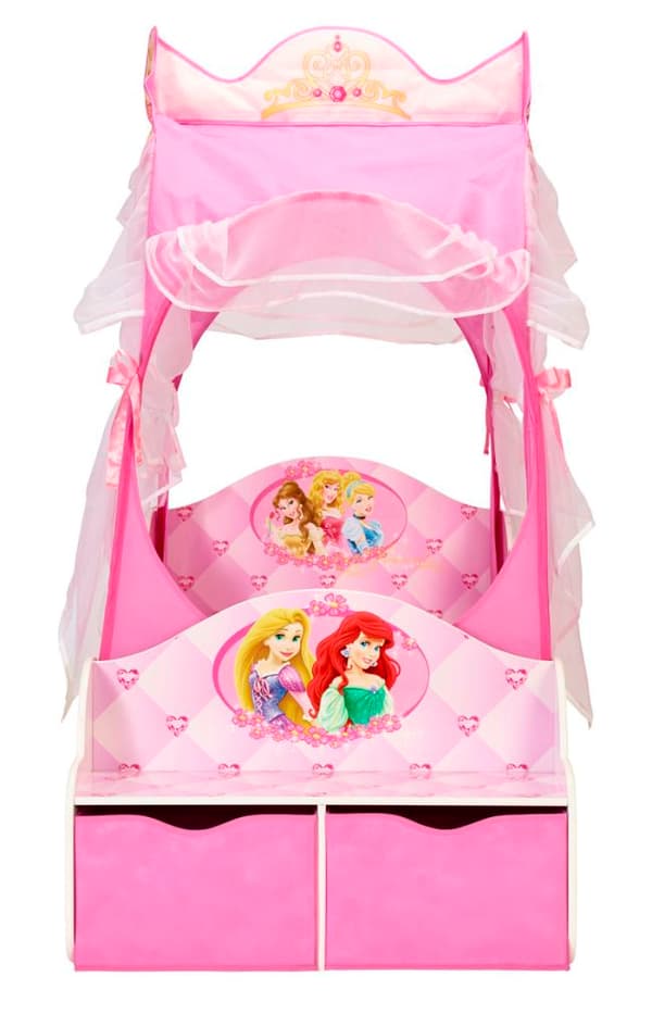 Disney Prinsessvagn Junior barnsäng (140cm)