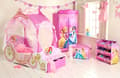 Miniatyrbild 7 av 7: Disney Prinsessvagn Junior barnsäng (140cm)