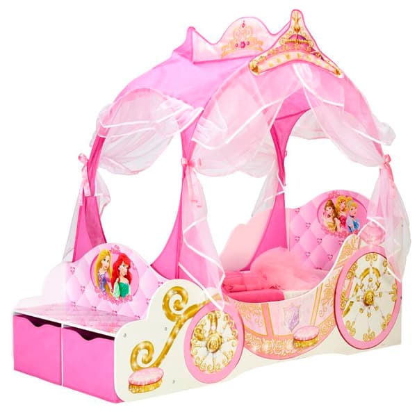 Disney Prinsessvagn Junior barnsäng (140cm)