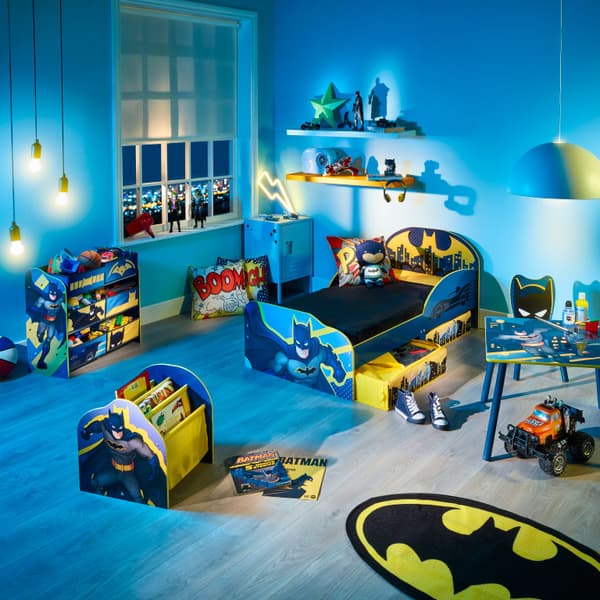 Batman Barn Säng med förvaring (140cm)