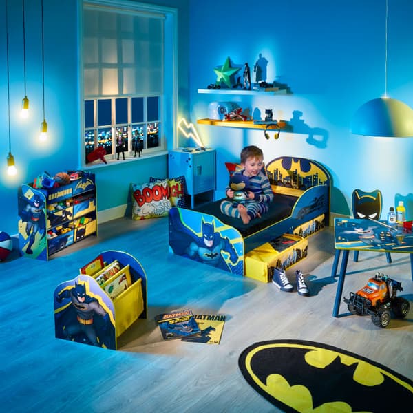 Batman Barn Säng med förvaring (140cm)