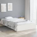 Miniatyrbilde 9 av 10: vidaXL Sengeramme hvit heltre 90x200 cm