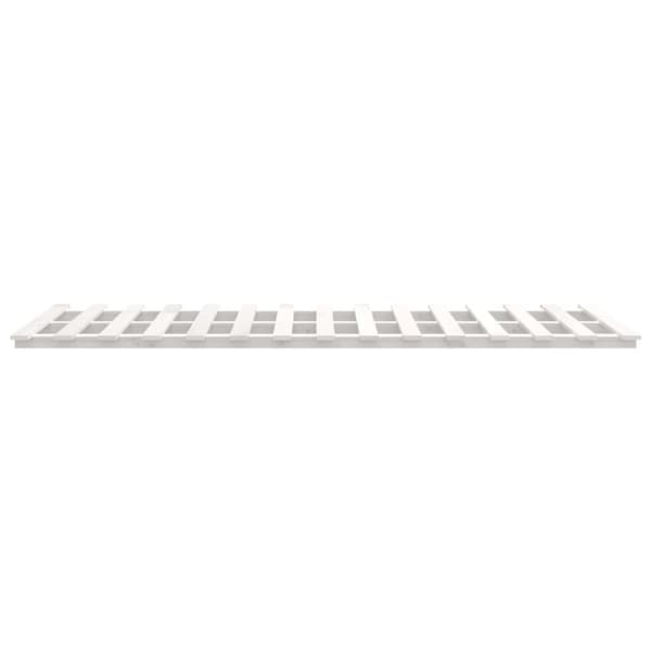 vidaXL Sengeramme hvit 140x200 cm heltre furu