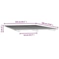 Miniatyrbilde 8 av 10: vidaXL Sengeramme 135x190 cm heltre furu