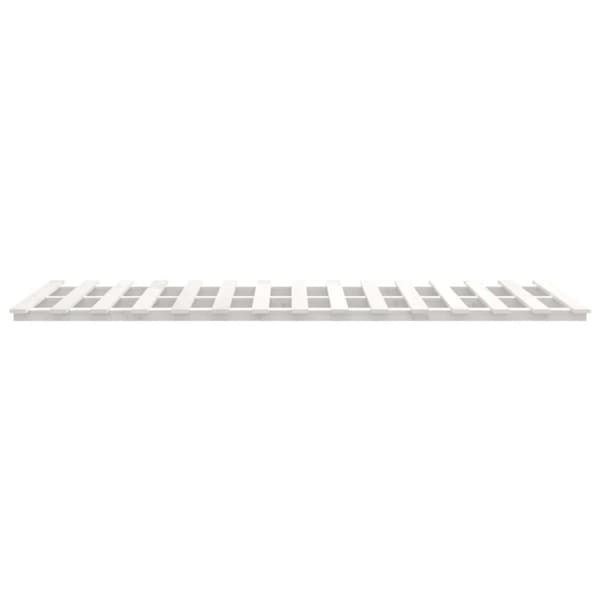 vidaXL Sengeramme hvit 120x200 cm heltre furu